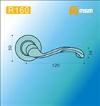 Ручки раздельные MSM R160 AС (медь) на круглом основании
